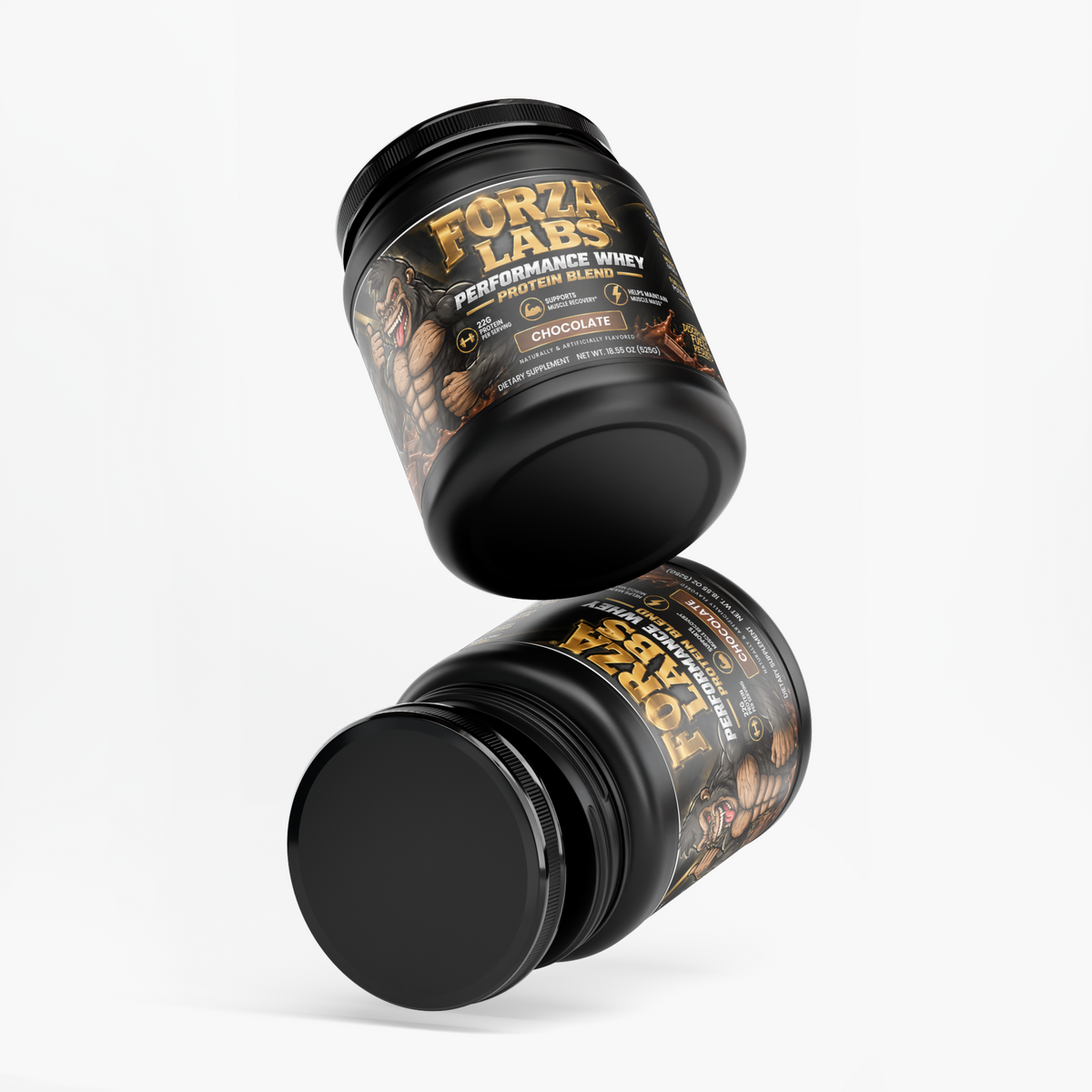 FORZA LABS FORZA WHEY – Performance Protein Blend – Chocolate – 22g Protein