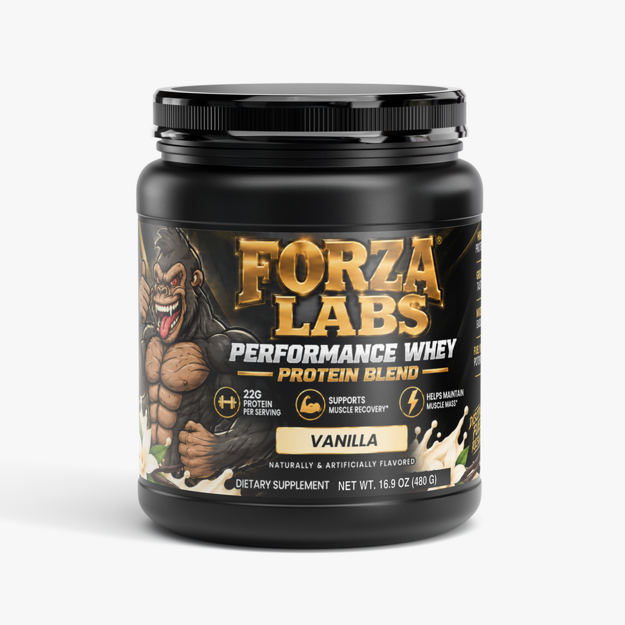 FORZA LABS Performance Whey Protein Blend – Vanilla – 22g Protein – 16.9 oz
