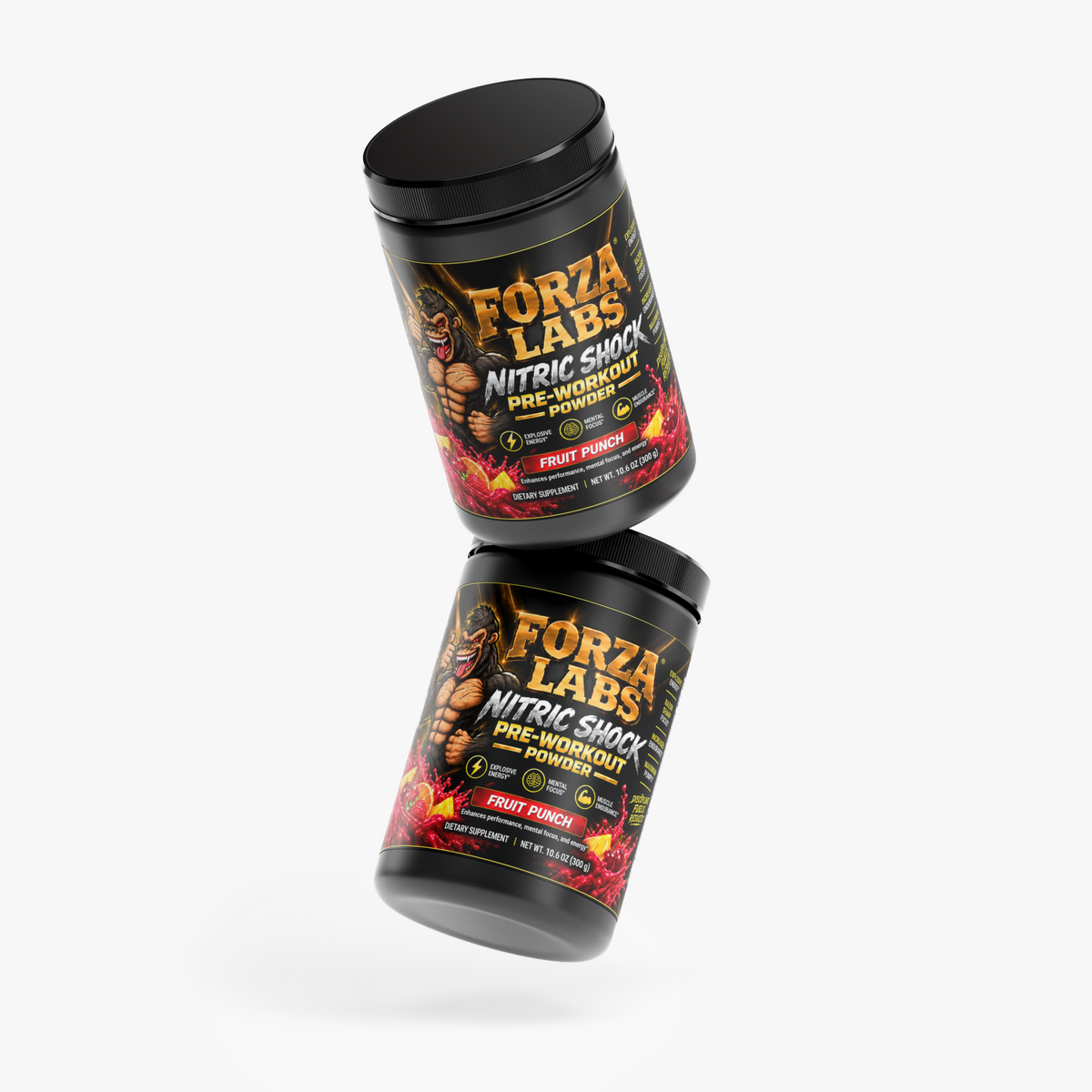 FORZA LABS Nitric Shock Pre-Workout – Fruit Punch