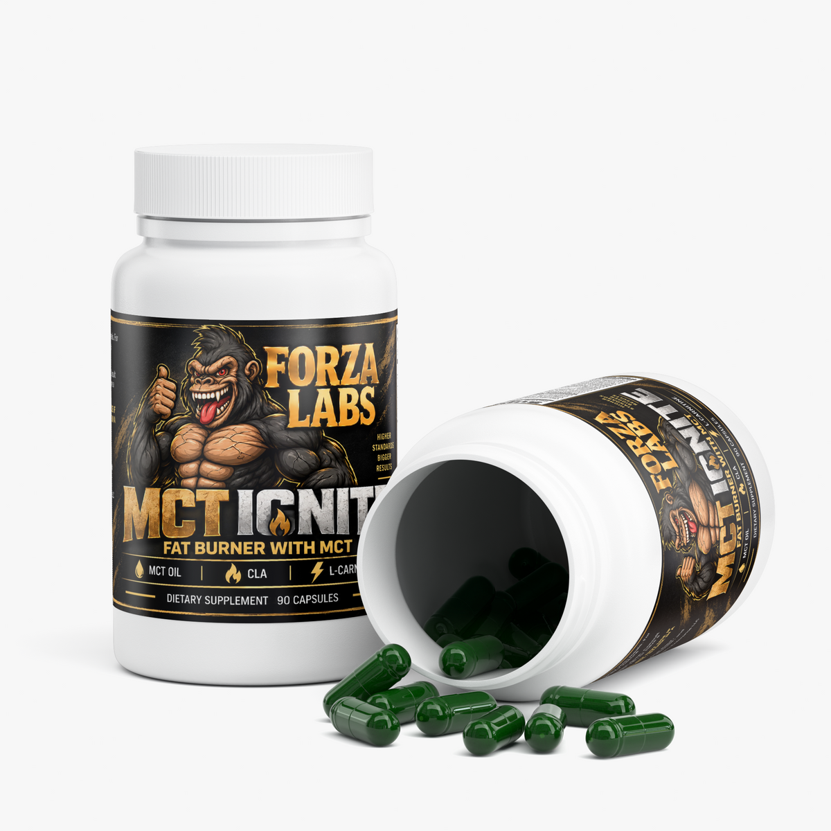 FORZA LABS MCT IGNITE™ | Fat Burner with MCT | 90 Capsules