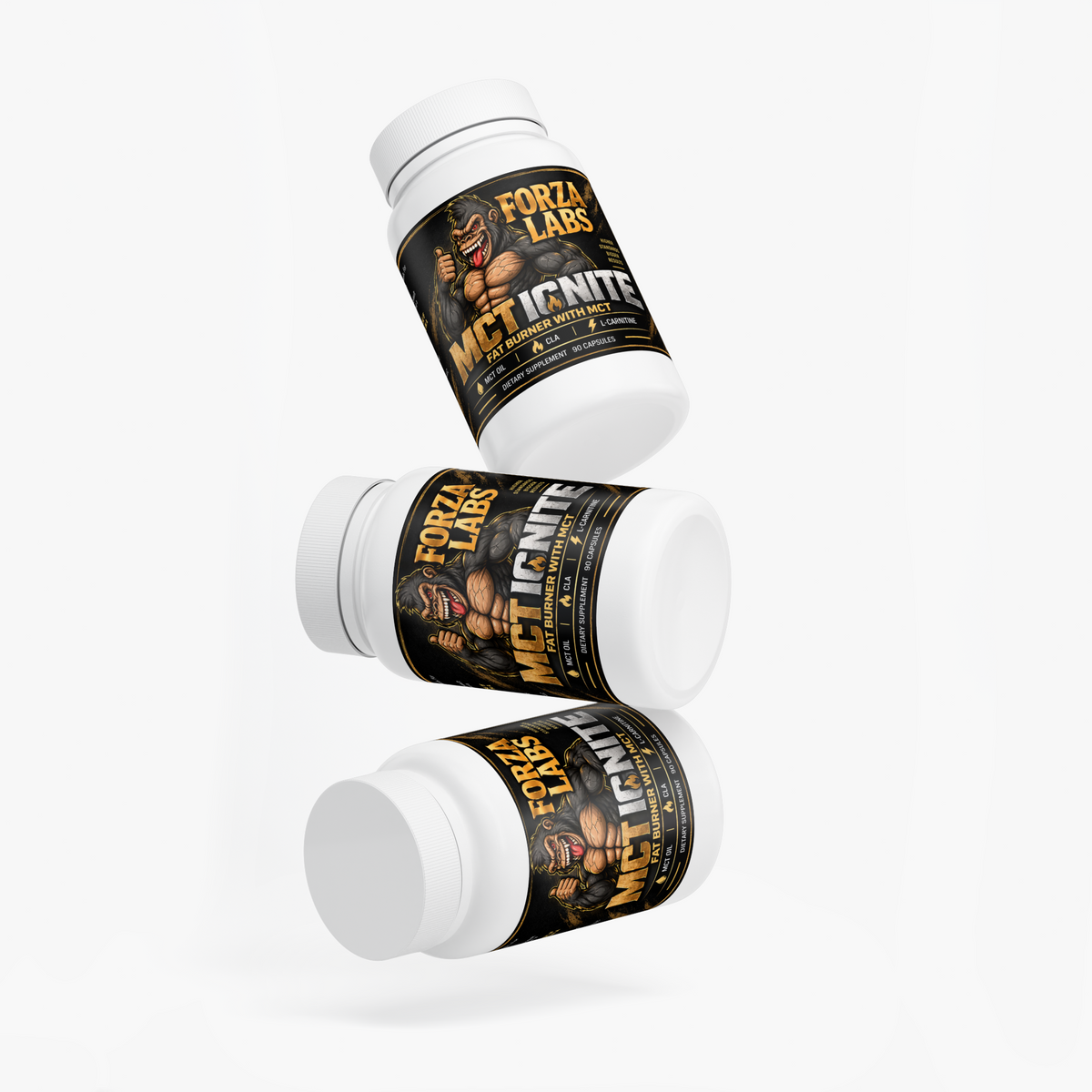 FORZA LABS MCT IGNITE™ | Fat Burner with MCT | 90 Capsules