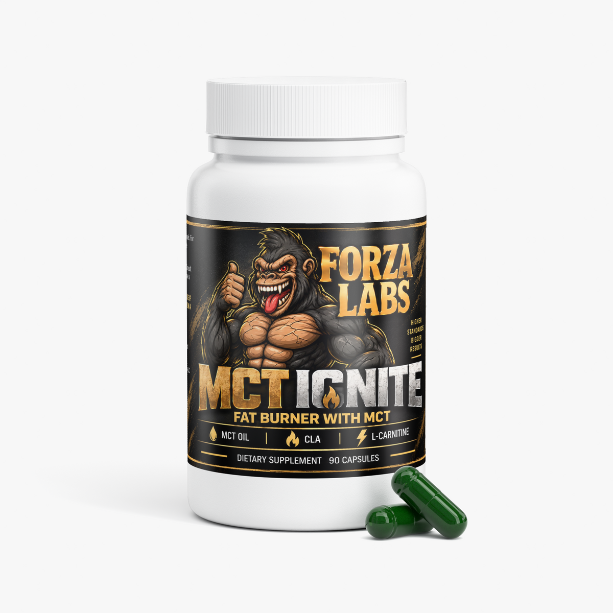 FORZA LABS MCT IGNITE™ | Fat Burner with MCT | 90 Capsules