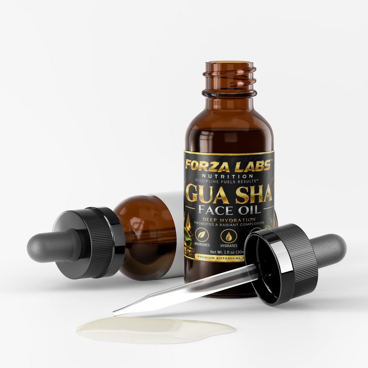 FORZA LABS Gua Sha Face Oil | Botanical Face Oil | 1 fl oz