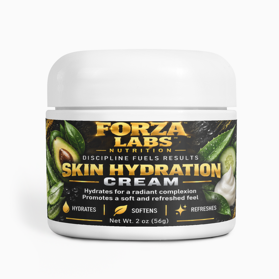 FORZA LABS Skin Hydration Cream | Hyaluronic Acid + Avocado Oil | 2 oz