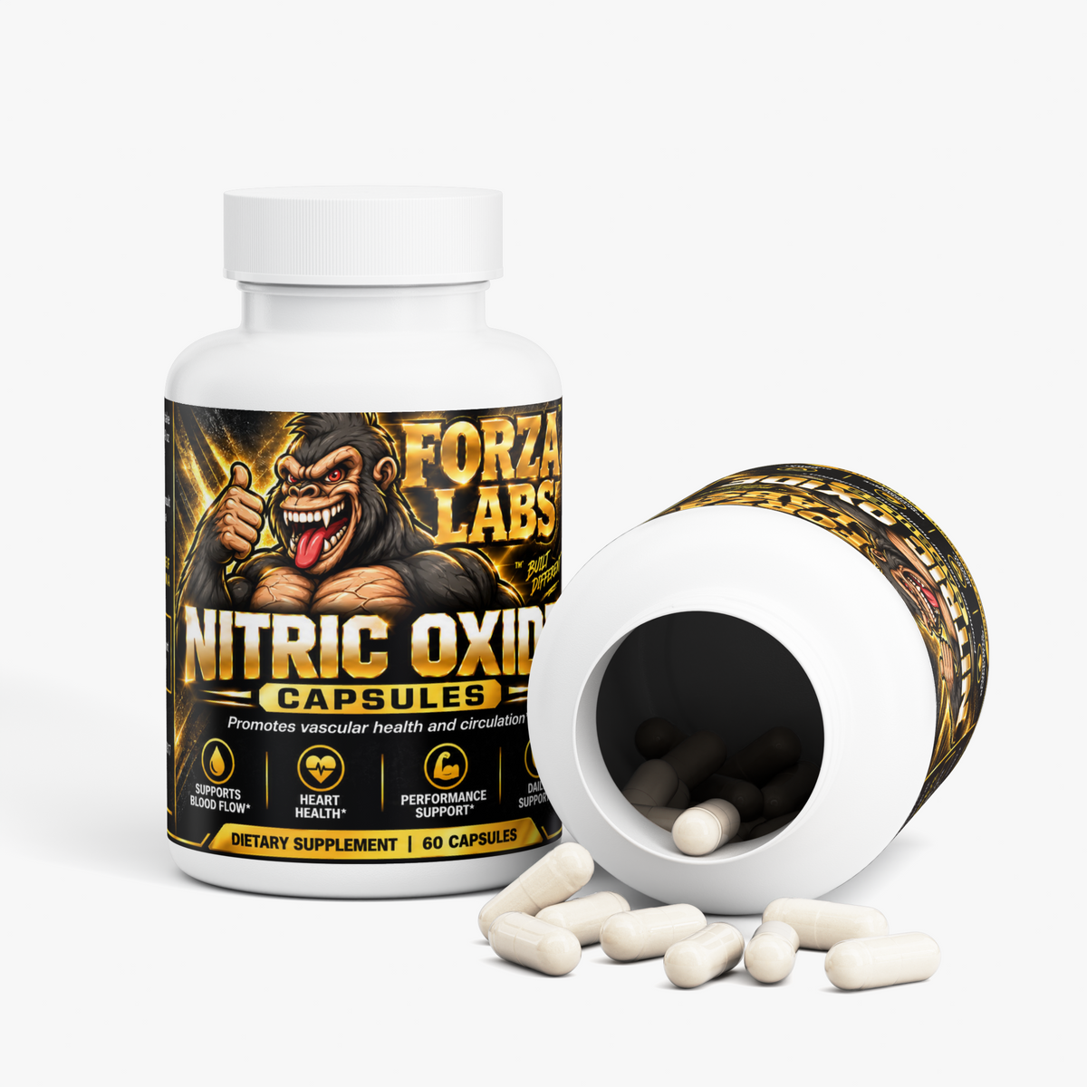 FORZA LABS NITRIC FORCE™ – Nitric Oxide & Circulation Support | 60 Capsules
