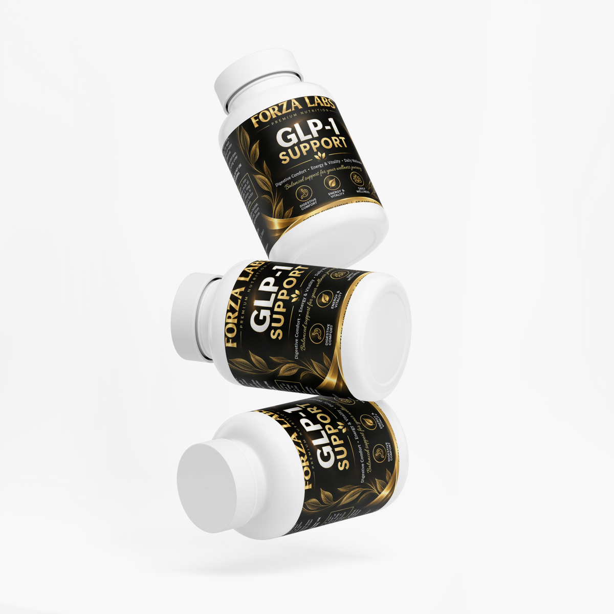 FORZA LABS GLP-1 BALANCE™ – Digestive Comfort, Energy & Daily Wellness | 60 Capsules