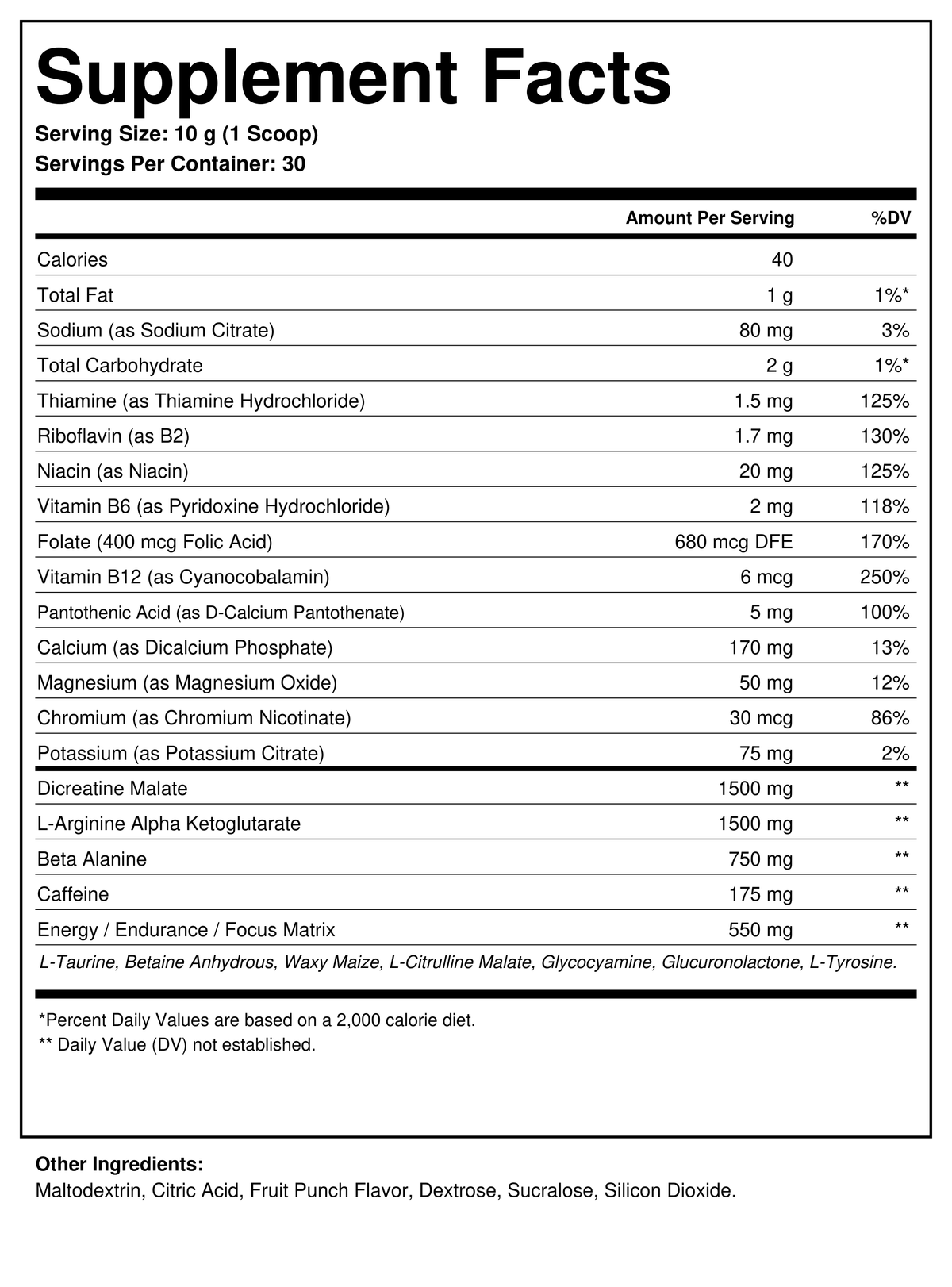 FORZA LABS Nitric Shock Pre-Workout – Fruit Punch