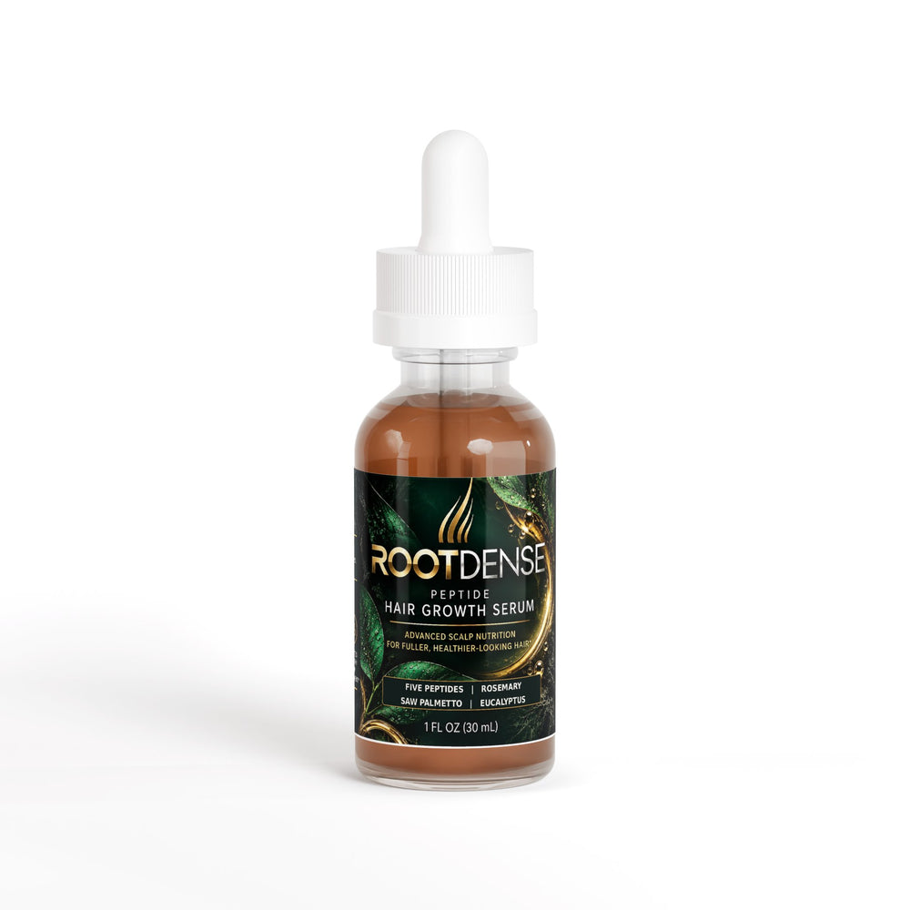 ROOTDENSE peptide scalp serum bottle